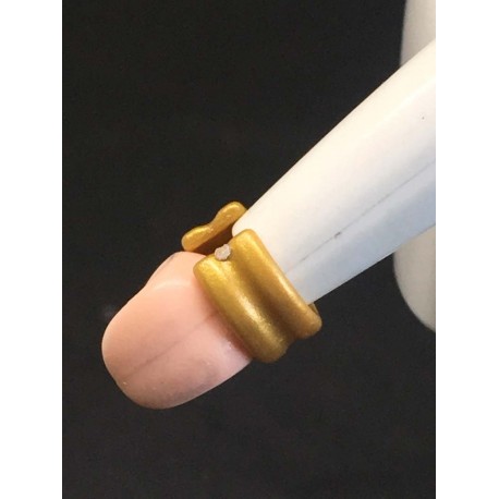BRAZO_0041 Brazalete Surcos Dorado
