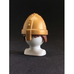 CASCO_0069, Casco Clásico Protector Dorado