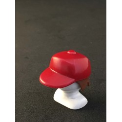 SOMBRERO_0070, Gorra Visera Rojo Oscuro