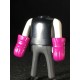 BRAZO_0124 Pareja Guantes Magenta