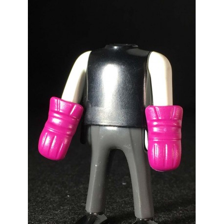 BRAZO_0124 Pareja Guantes Magenta