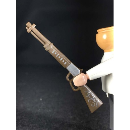 AR_0139 Rifle Grabados Plata