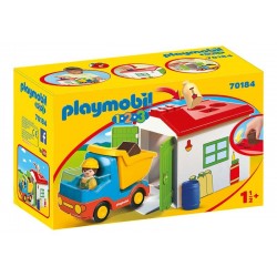 Playmobil® 70184 1.2.3.  Camión con Garaje