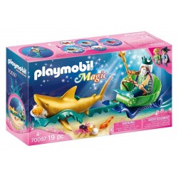 Playmobil® 70097 Rey del Mar con Carruaje de Tiburón