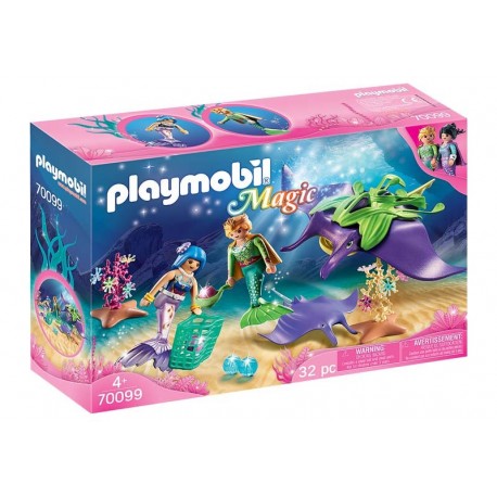 Playmobil® 70099 Recolectores de Perlas con Manta Raya