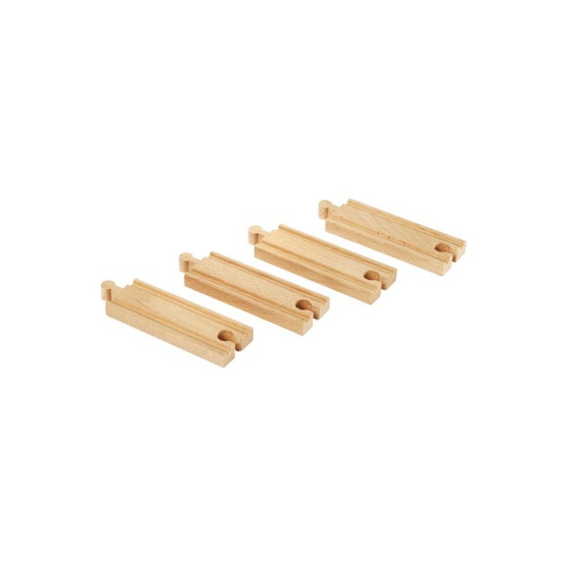 Contenido de BRIO® 33334 Vías Rectas Cortas
