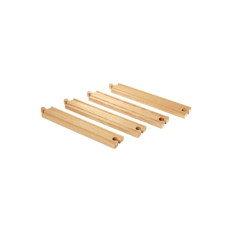 Contenido de BRIO® 33341 Vías Rectas Largas