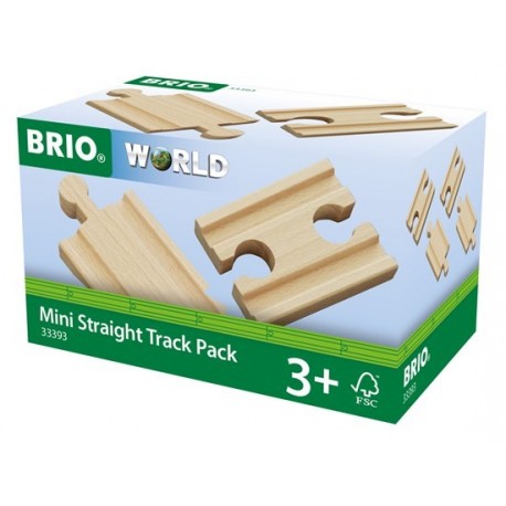 BRIO® 33393 Pack Vías Rectas Mini