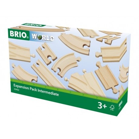 BRIO® 33402 Pack de Ampliación de Vías Mediano