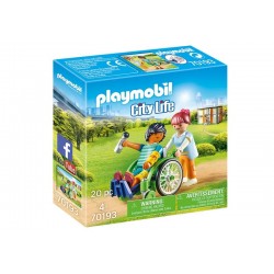 Playmobil® 70193 Paciente en Silla de Ruedas