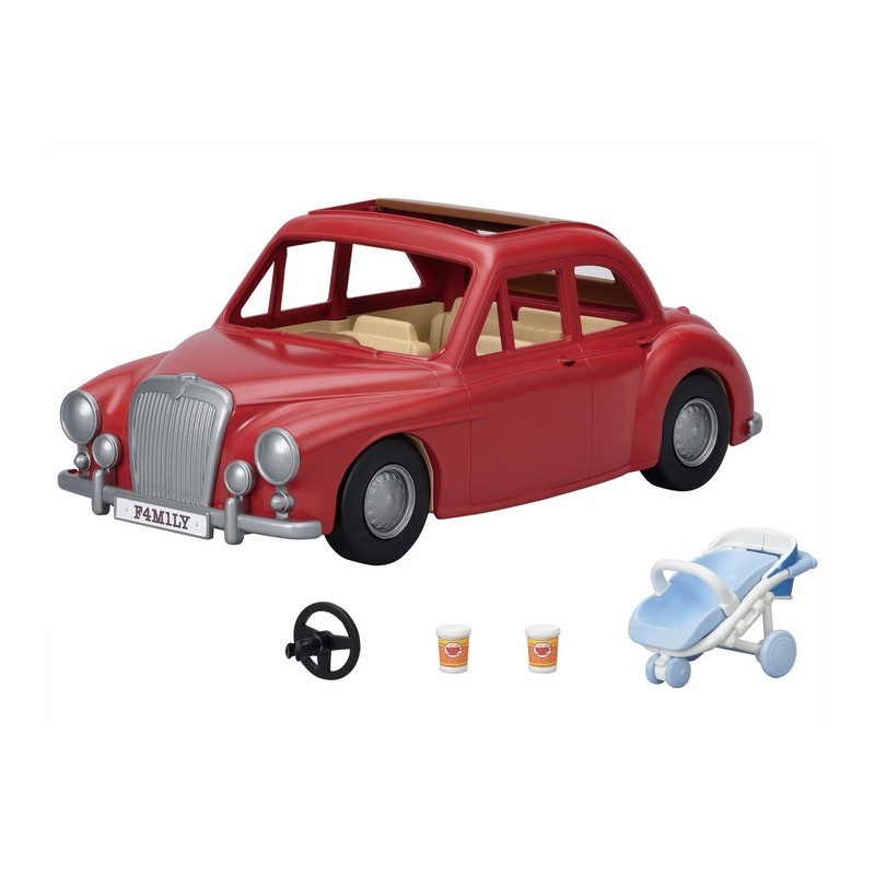 Contenido real de Sylvanian Families 5448 Coche Familiar