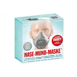 Playmobil® 70724 Máscara para nariz y boca de PLAYMOBIL talla M Gris Claro