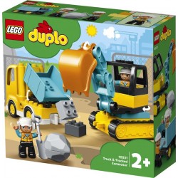 LEGO® 10931 Camión y Excavadora con Orugas 