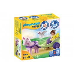Playmobil®  70401 1.2.3. Carruaje Unicornio con Hada