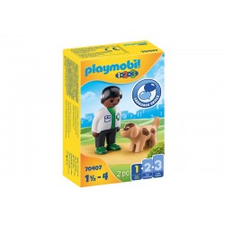 Playmobil® 70407  1.2.3. Veterinario con Perro