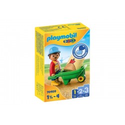 Playmobil®  70409  1.2.3. Obrero con Carretilla