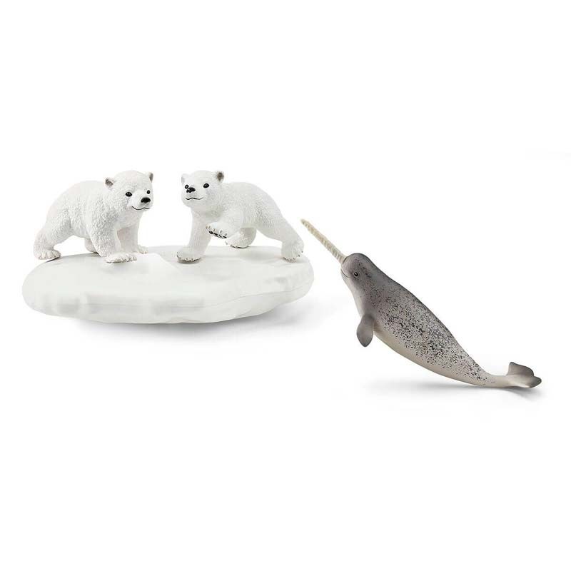 Contenido de Schleich® 42531 Fiesta de toboganes de los Osos Polares
