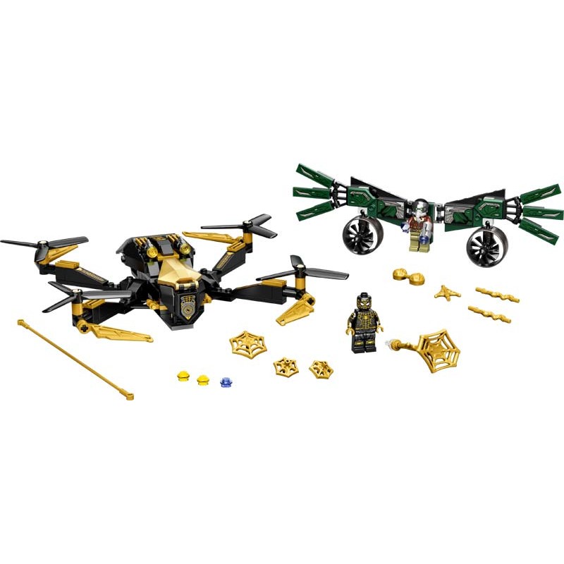 Contenido de LEGO® 76195 Duelo del Dron de Spider-Man