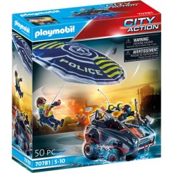 Playmobil® 70781 Policía Paracaídas: Persecución del Vehículo Anfibio