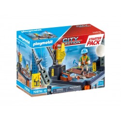 Playmobil® 70816 Starter Pack Construcción con Grúa