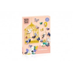 Mon Petit Art:  Kit de decoración - Bird House