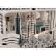 Mon Petit Art:  3D Color City - Nueva York para Colorear