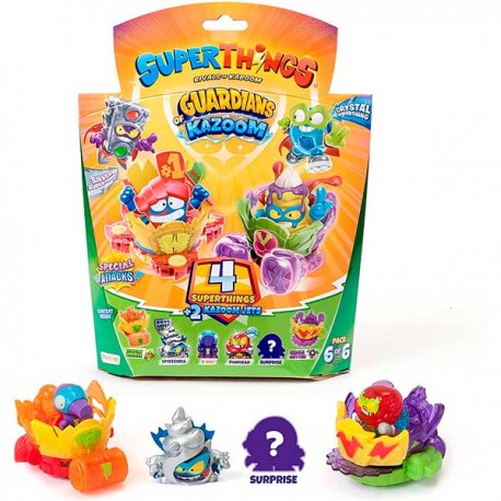 SUPERTHINGS Pack 4 Verde,  Guardians of Kazoom