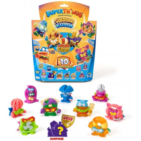 SUPERTHINGS Pack 10 Azul,  Guardians of Kazoom