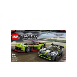 LEGO® 76910 Aston Martin Valkyrie AMR Pro y Aston Martin Vantage GT3