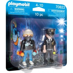 Playmobil® 70822 Dúo Pack Policía y Vándalo