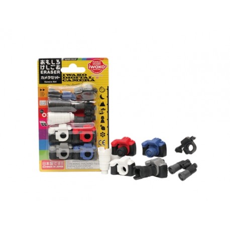 Iwako® Set Gomas de Borrar Cámaras