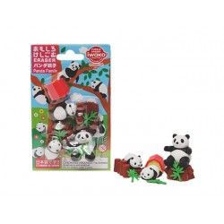 Iwako® Set Gomas de Borrar Familia Pandas