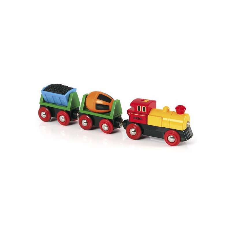 Contenido de BRIO® 33319 Tren de Acción con Pilas