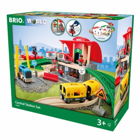BRIO® 33989 Set de Tren con Estación Central