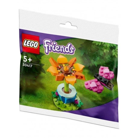 Contenido de LEGO® 30417 Flor de Jardín y Mariposa