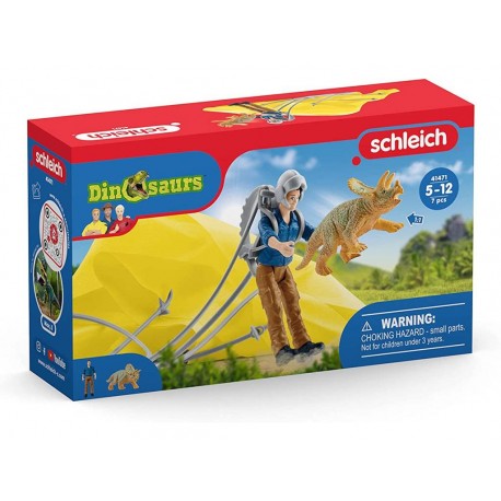 Schleich® 41471 Rescate en Paracaídas de Dinosaurios