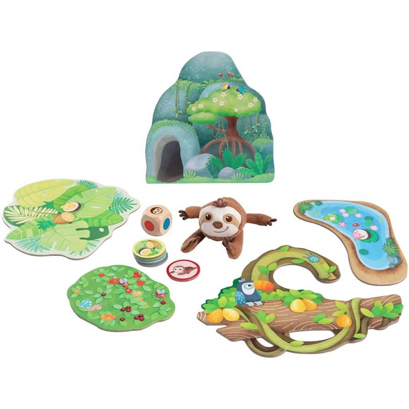 Contenido de Haba® Mis Primeros Juegos: Tras la Pista del Perezoso
