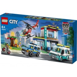 LEGO® 60371 Central de Vehículos de Emergencia
