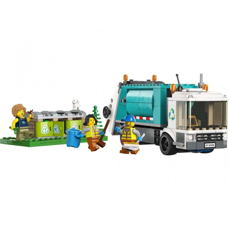 Contenido de LEGO® 60386 Camión de Reciclaje