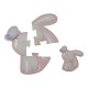 Little Dutch Puzzle 6 en 1 Flores y Mariposas
