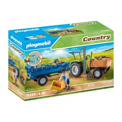 Playmobil® 71249 Tractor con Remolque