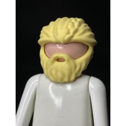 PL_0364 Conjunto Pelo Barba Silicona Rubio Pajizo 