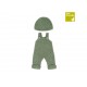 Conjunto Ropa de Punto 38cm - Peto y Gorro