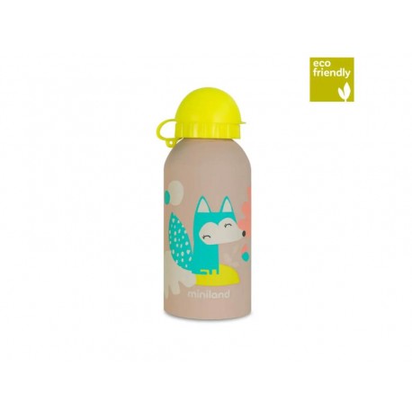 Botella Rellenable para Niños Naturkid Bottle Foxy Amarillo Lima