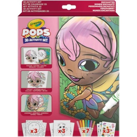 Crayola® Pops Kit de Actividades 3D: Mundo Encantado