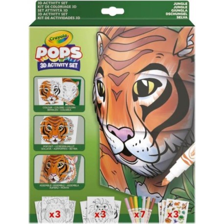 Crayola® Pops Kit de Actividades 3D: Selva 