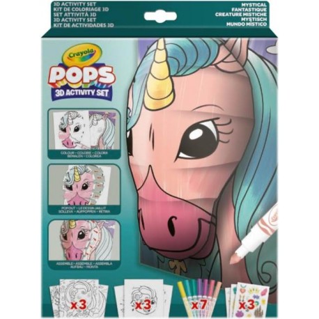 Crayola® Pops Kit de Actividades 3D: Mundo Místico