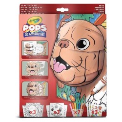 Crayola® Pops Kit de Actividades 3D: Mascotas
