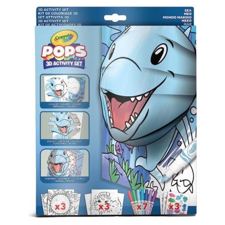 Crayola® Pops Kit de Actividades 3D: Mundo Marino