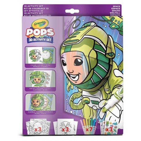 Crayola® Pops Kit de Actividades 3D: Espacio